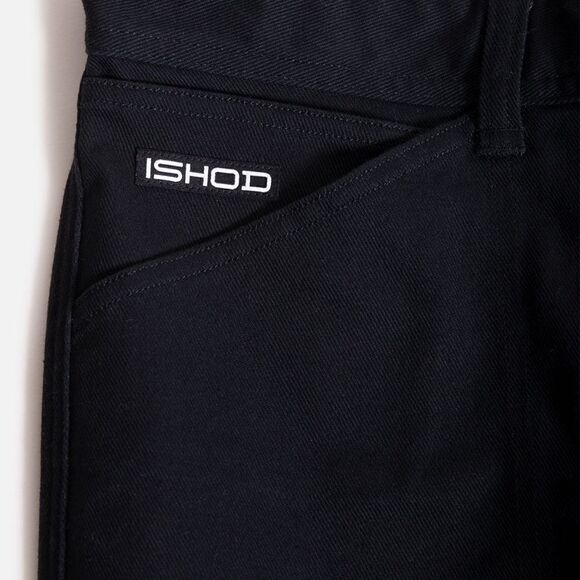 Nike SB ISHOD Skateboarding Pants Men's S 28 Reinforced Denim Fabric Black New - Picture 5 of 10